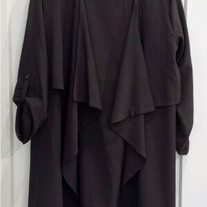 Forever 21 Asymmetrical Black Dress